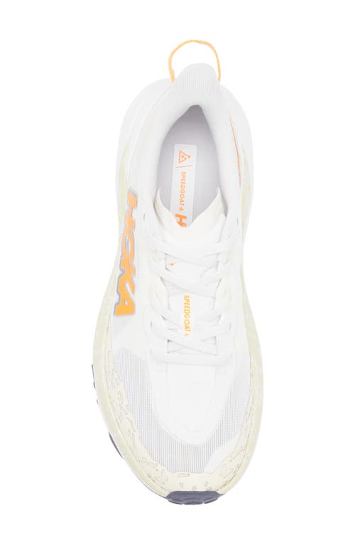 Hoka Speedgoat 6 Trail Running Shoe In White
