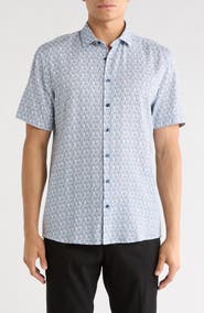 SOUL OF LONDON Short Sleeve Sport Shirt