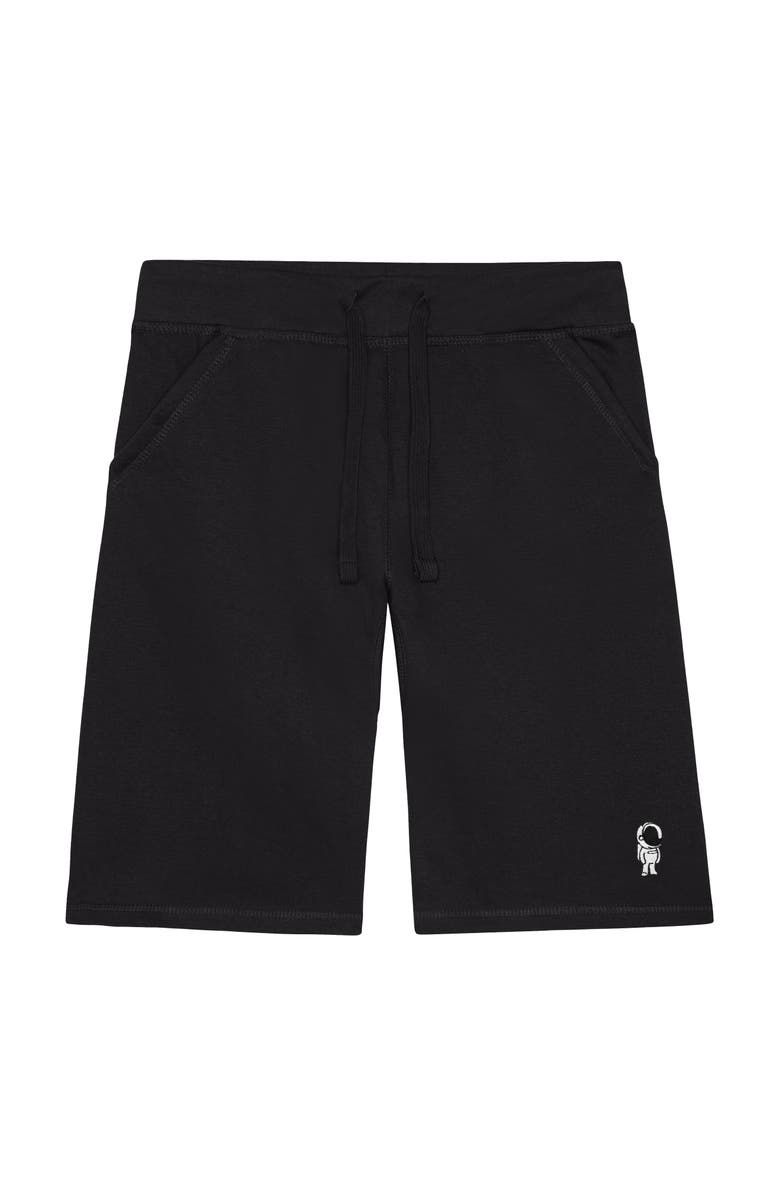 Dalix Mens Astronaut Midweight Fleece Short, Main, color, Black