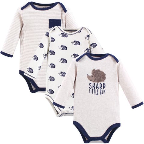 Organic Cotton Long-Sleeve Bodysuits (Baby)