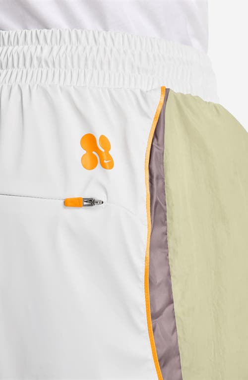 Nike Project F.r.o.g. Pants In White/olive Aura/taupe Grey