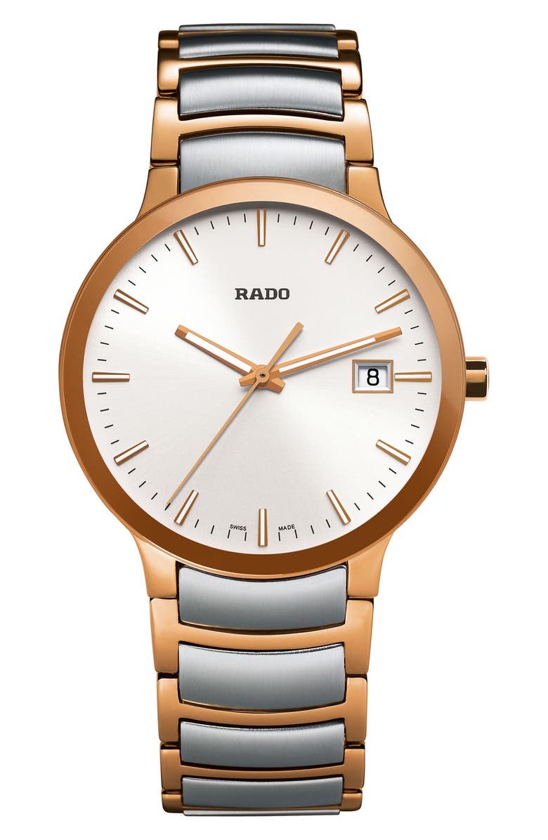 RADO Centrix Bracelet Watch, 38mm, Main, color, 