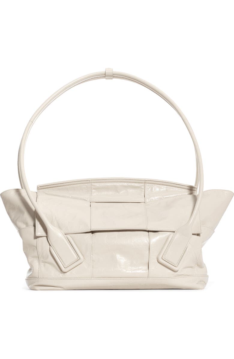 Bottega Veneta Arco Paper Leather Shoulder Bag, Main, color,