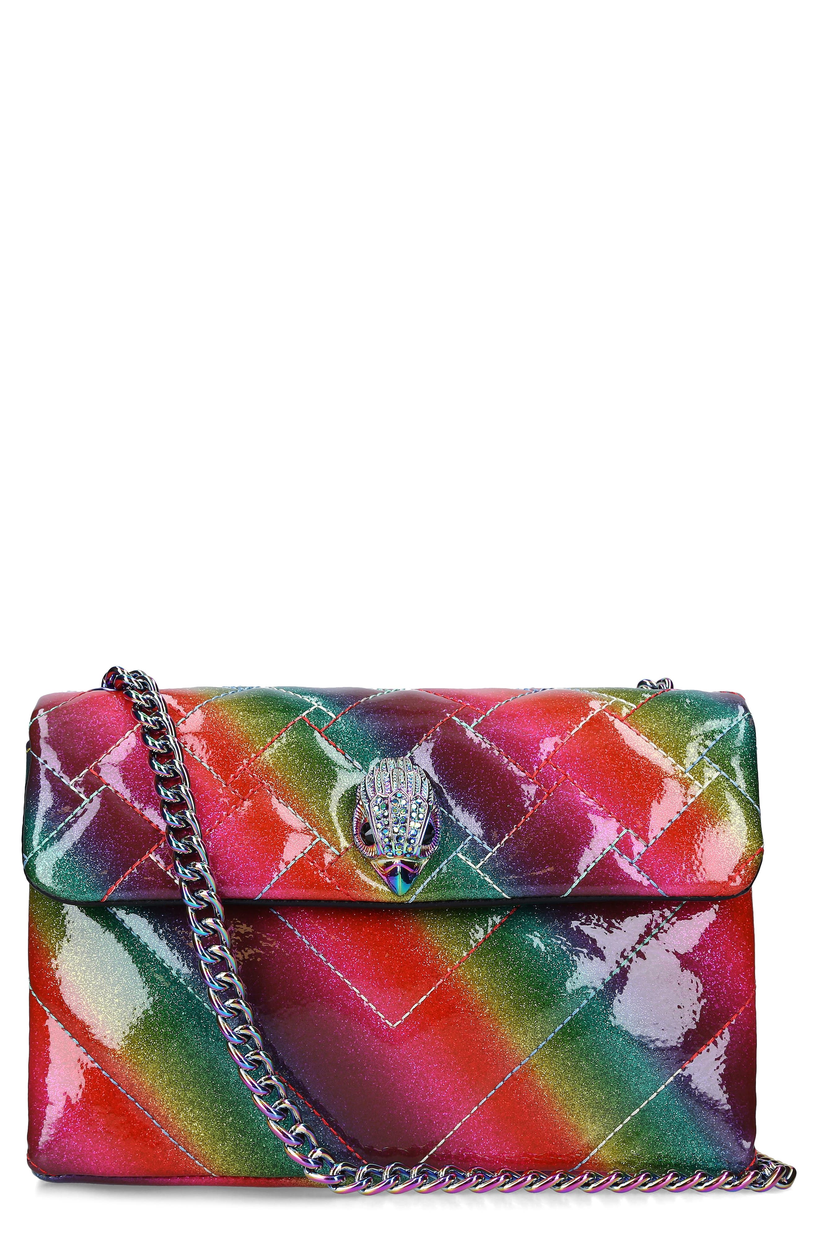 Kurt Geiger London Kensington Glitter Crossbody Bag, Main, color, 