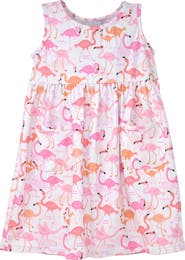 Flap Happy Girl's Playtime UPF 50+ Dahlia Sleeveless Dress with Pockets