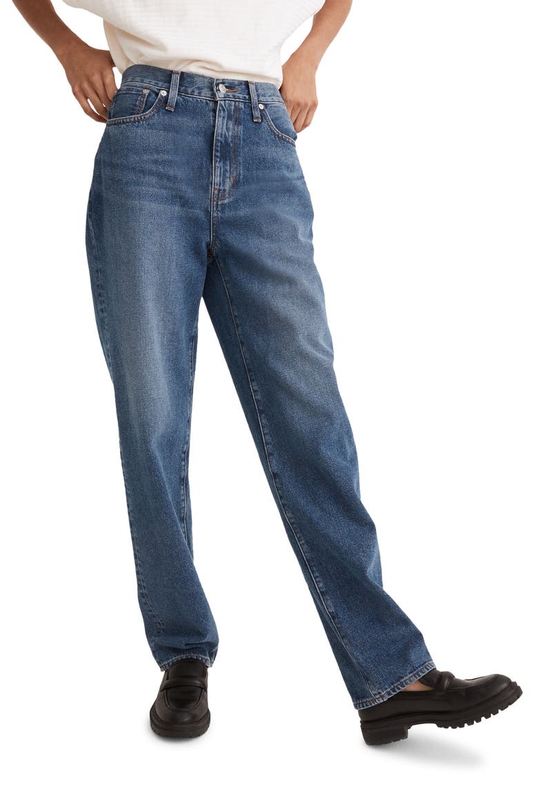 Baggy Straight Jeans, Main, color, FIRTHWAY WASH