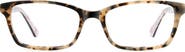 Kate Spade New York jackeline 52mm rectangular optical glasses