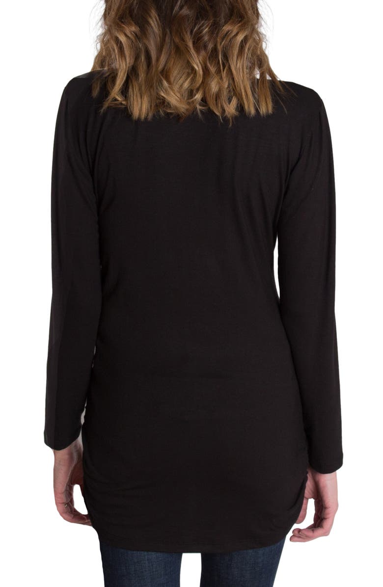 Udderly Hot Mama 'Luxe' Long Sleeve Nursing Tee, Alternate, color, 