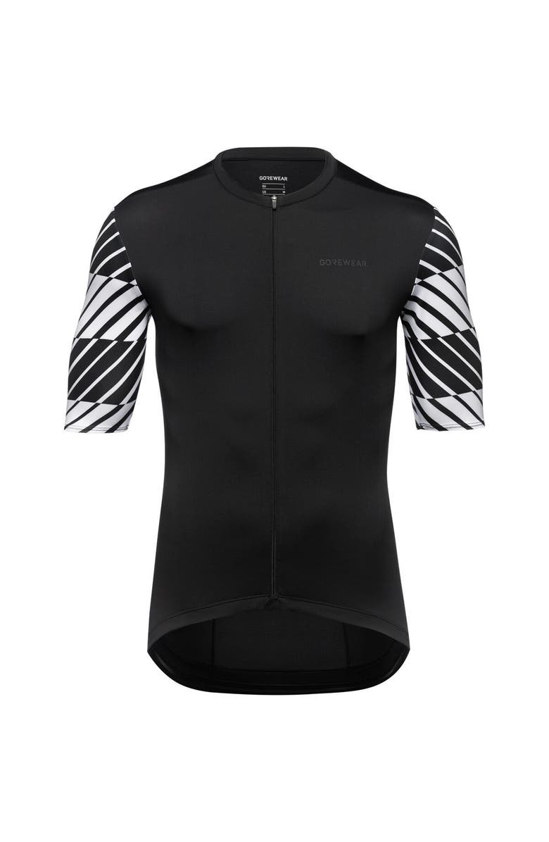 GOREWEAR Swiftride Optical Jersey - Men's, Main, color, Black/White