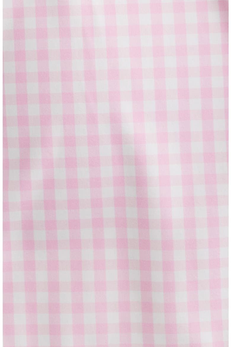 Vivianna Gingham Minidress, Alternate, color, TICKLED PINK