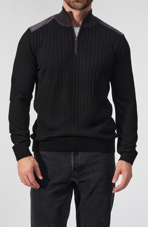Cortona Ribbed Half-Zip Sweater