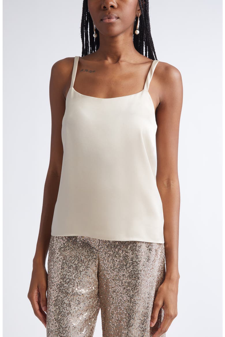 Liquid Satin Camisole, Alternate, color, LATTE