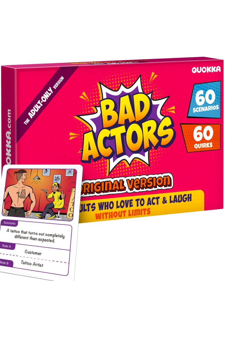 Family Improv Card Game with Scenario, Main, color, Adult Original