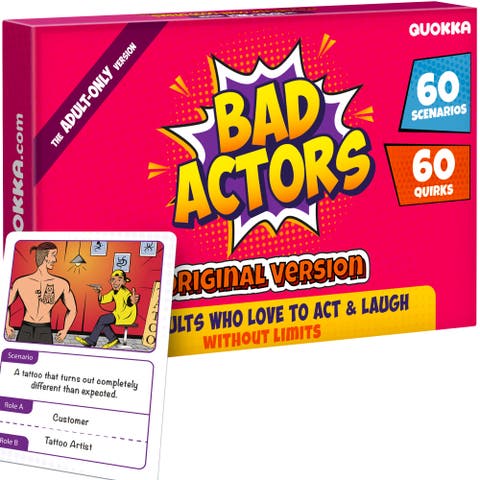 Family Improv Card Game with Scenario