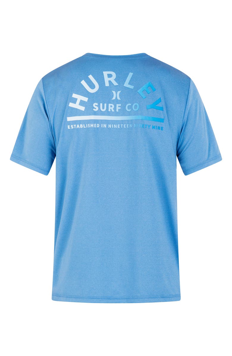 Hurley Hybrid Short Sleeve UPF 50+ Rashguard, Alternate, color, 