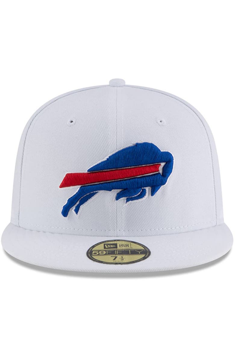 New Era Men's New Era White Buffalo Bills Omaha 59FIFTY Fitted Hat, Alternate, color, White