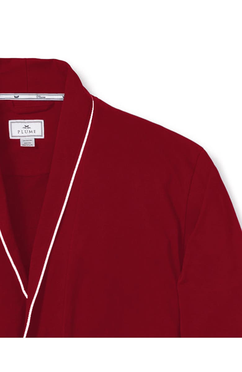 Petite Plume Men's Luxe Pima Cotton Robe, Alternate, color, 