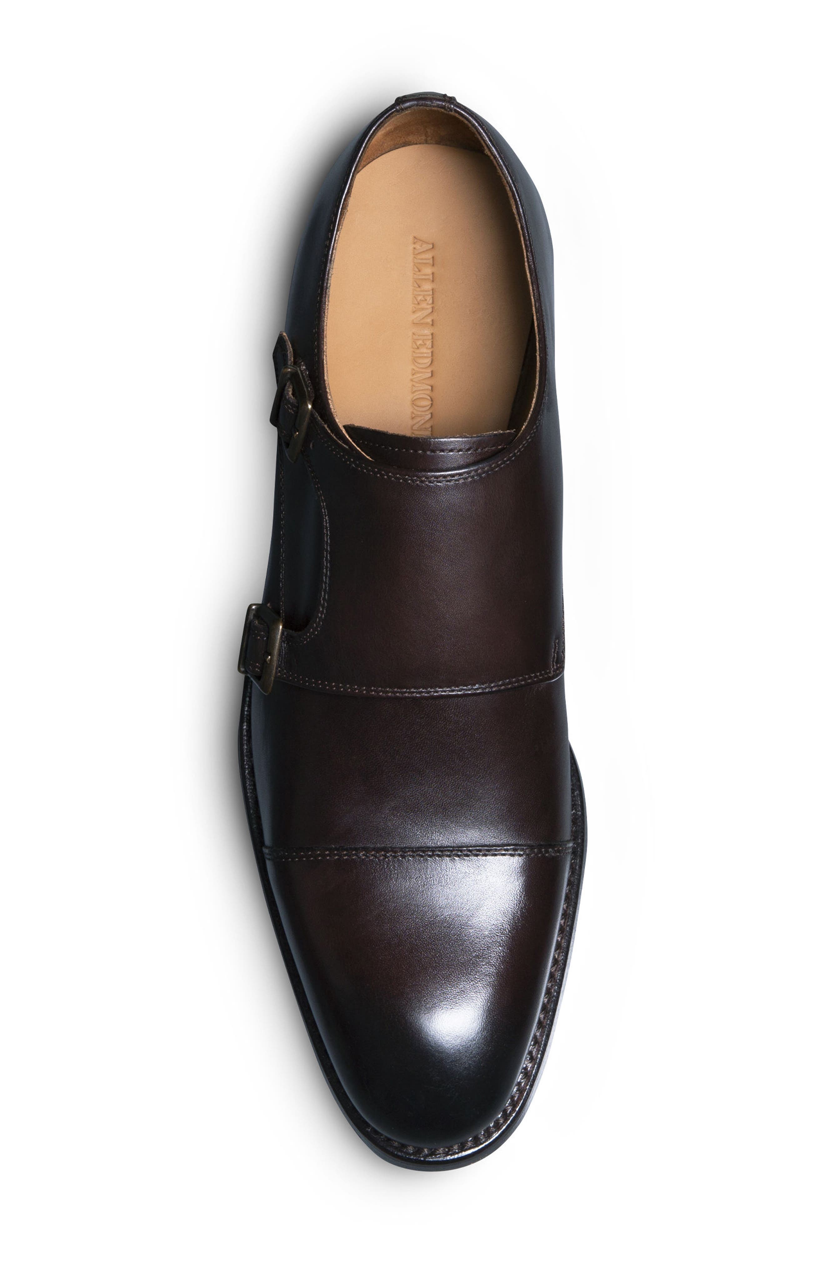 Pierce Monk Strap Shoe, Alternate, color, CHESTNUT