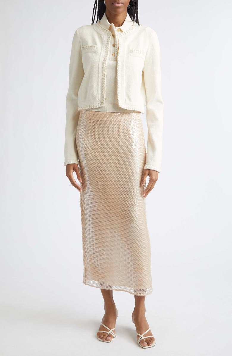 Toccin Leilani Sequin Knit Maxi Skirt, Alternate, color,