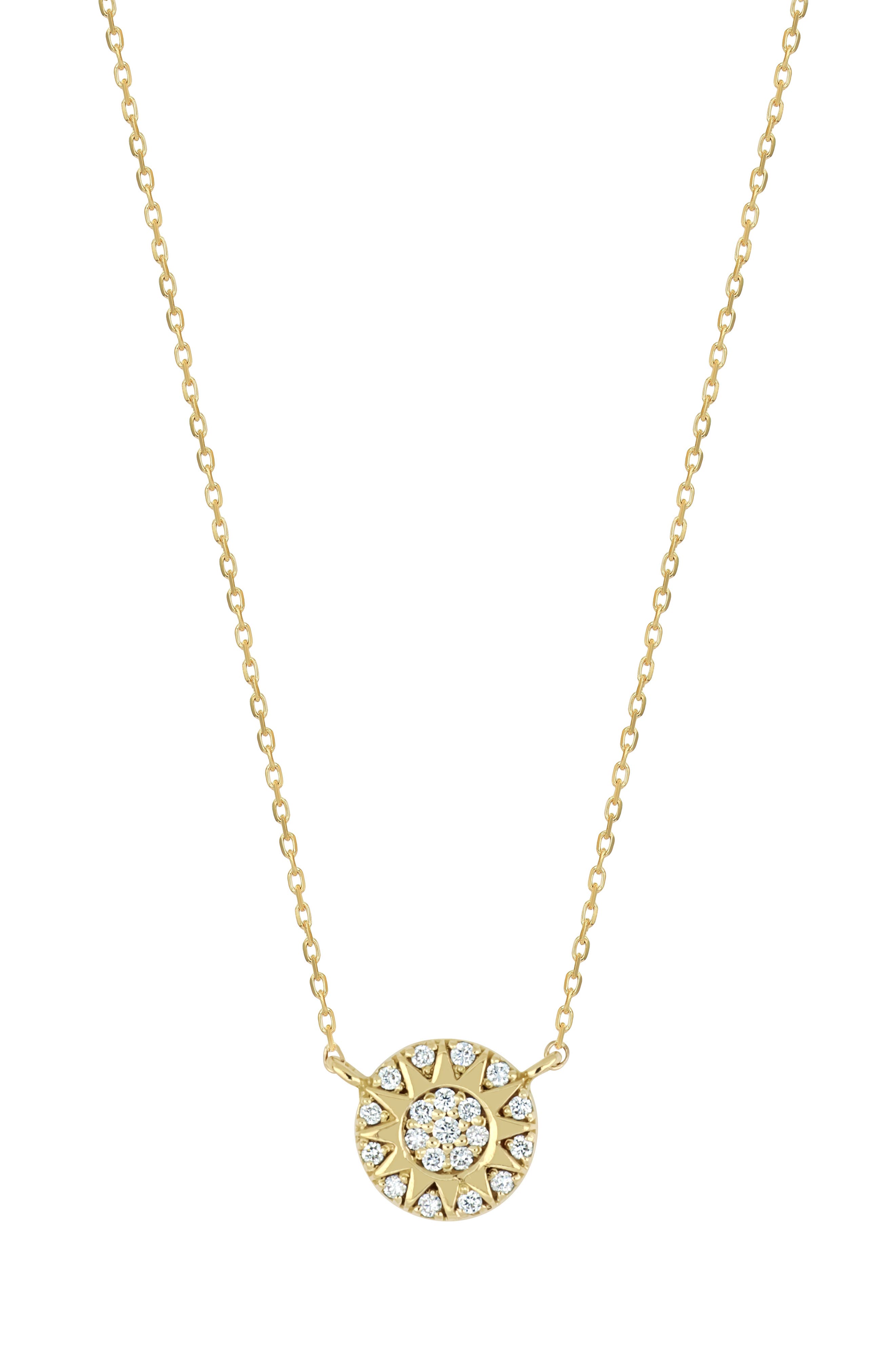 Bony Levy Icon 18K Yellow Gold Diamond Sun Pendant Necklace