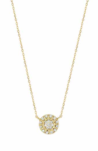 Bony Levy Icon 18K Yellow Gold Diamond Sun Pendant Necklace
