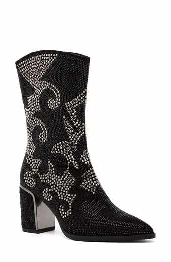 Abigail Rhinestone Western Boot