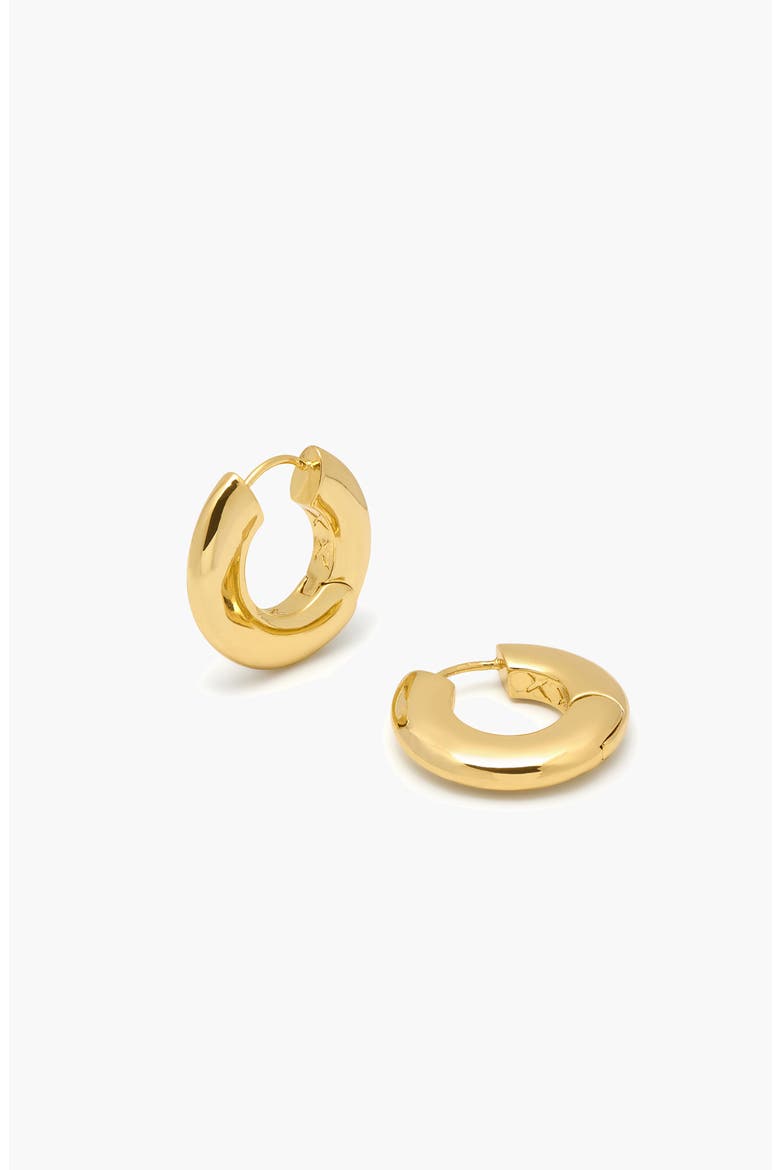 Sirso Midi Chubby Hoop Earrings, Main, color, Gold
