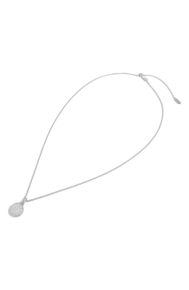 Dean Davidson Madeleine Pavé Pendant Necklace, Alternate, color, White Cz