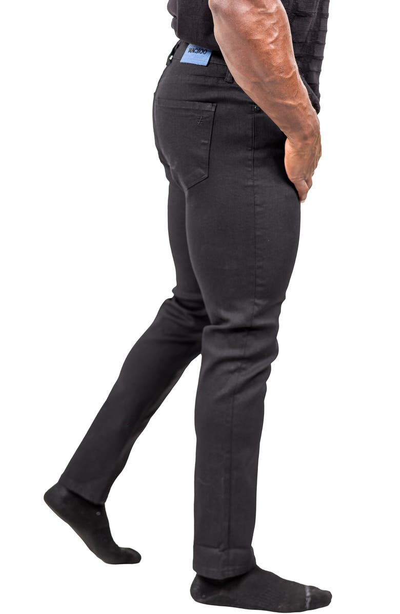 Maceoo Marthyr Slim Fit Jeans, Alternate, color, Black