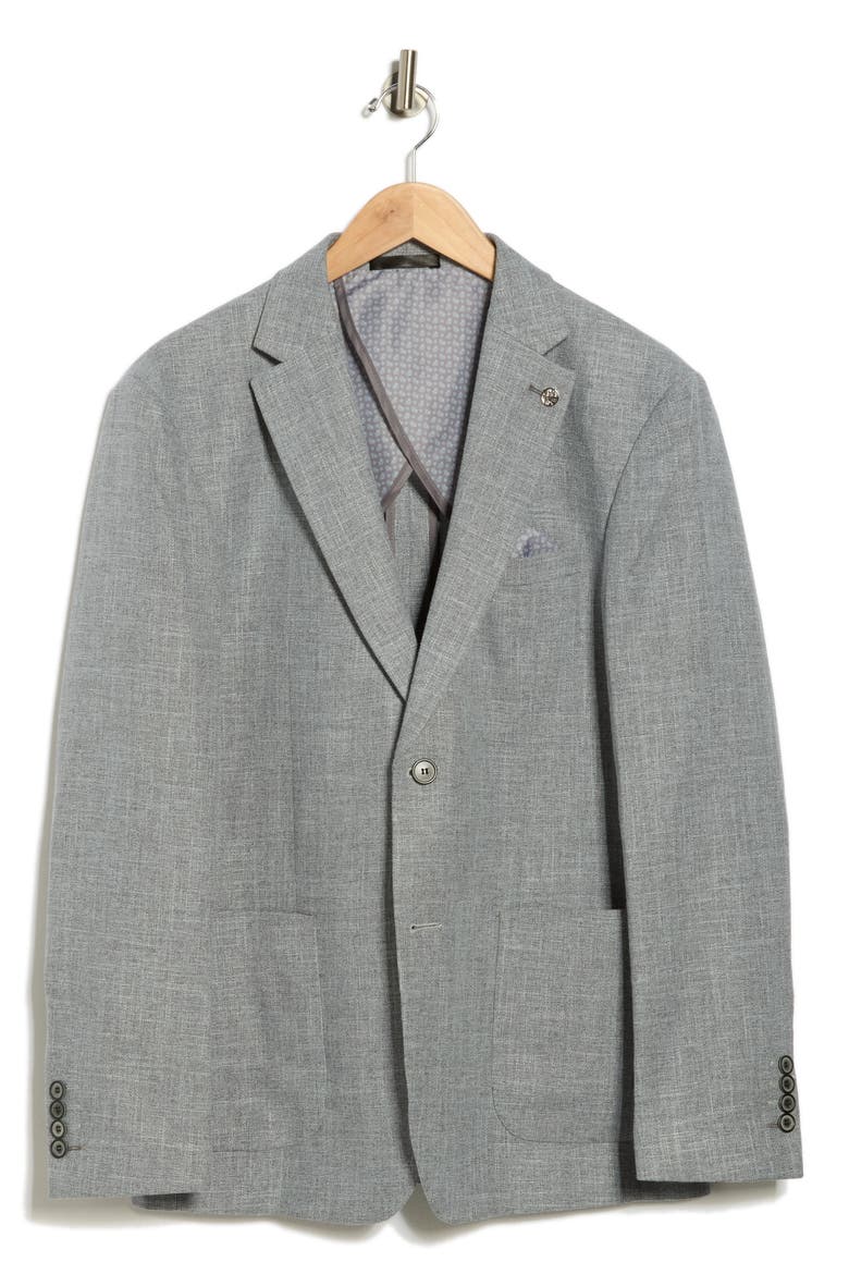 Textured Two-Button Sport Coat, Alternate, color, SKY BLUE
