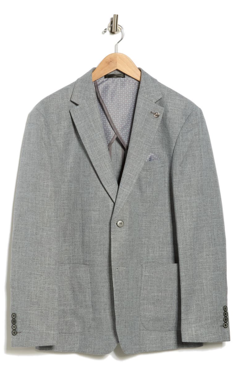 TOM BAINE Textured Two-Button Sport Coat, Alternate, color, Sky Blue