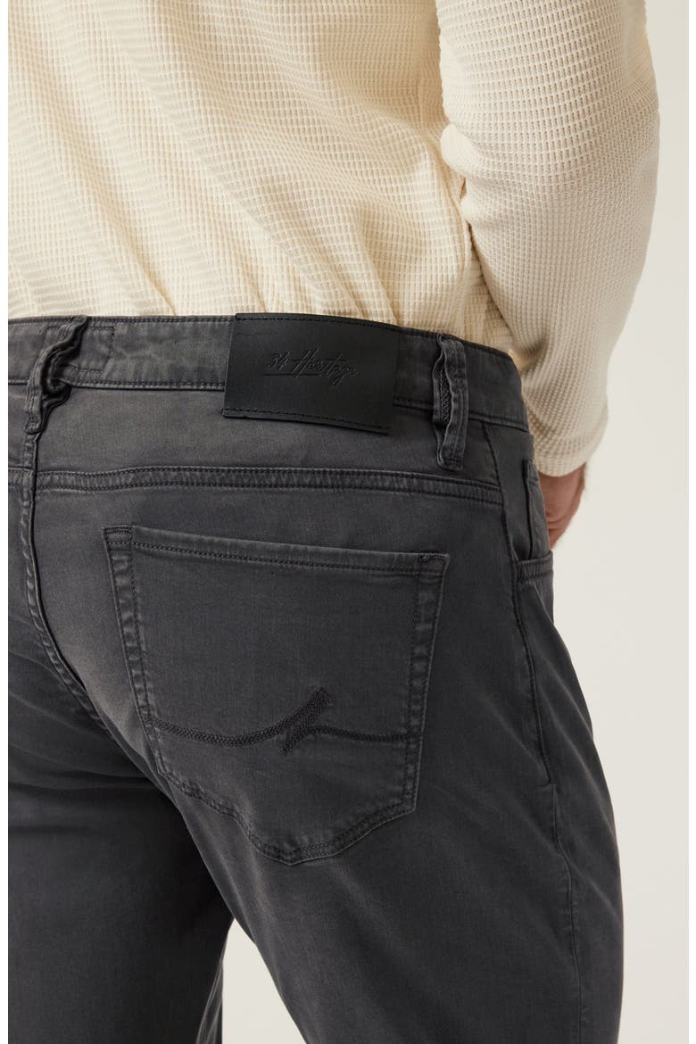 Courage Stretch Twill Straight Leg Pants, Alternate, color, FOSSIL TWILL