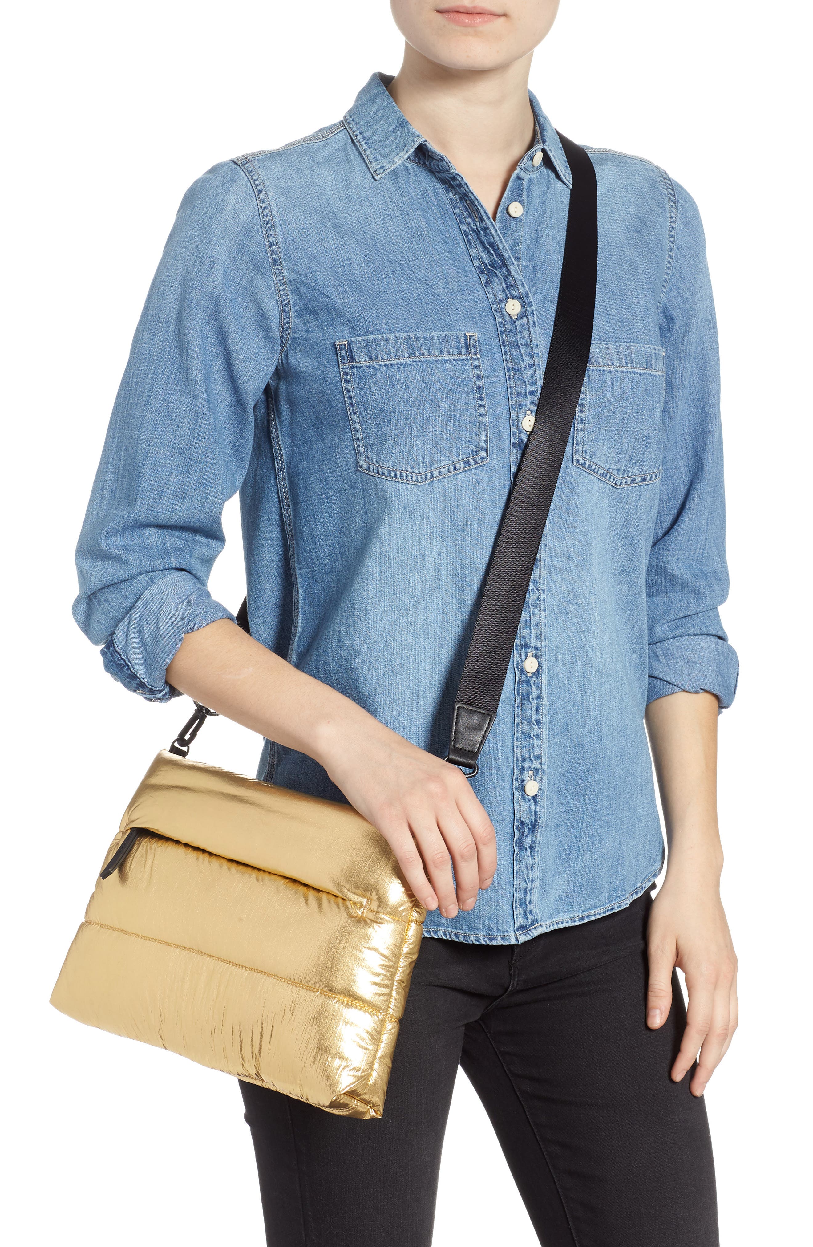 Trouvé Keri Nylon Crossbody, Alternate, color, 