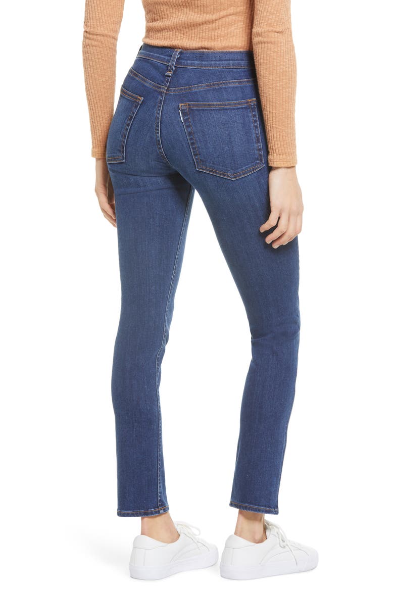Ankle Skinny Jeans, Alternate, color, DARK VINTAGE