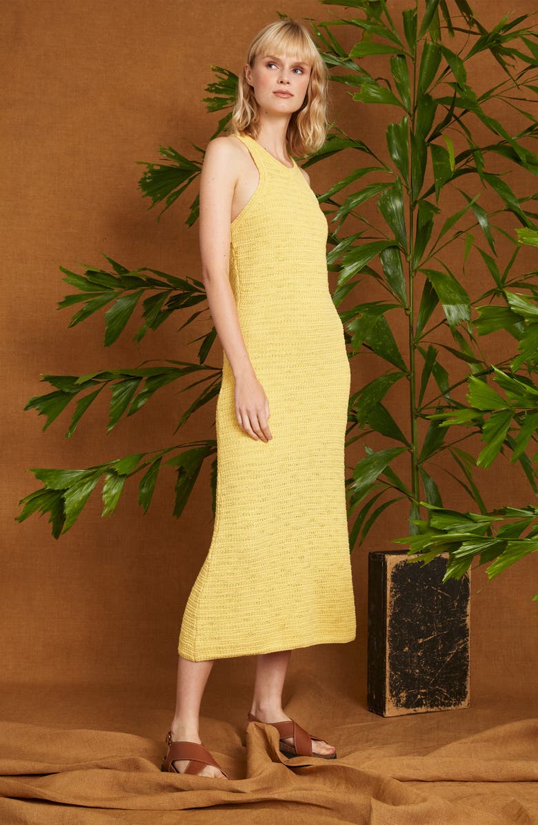 Luxely Sky Racerback Knit Midi Sweater Dress, Alternate, color,