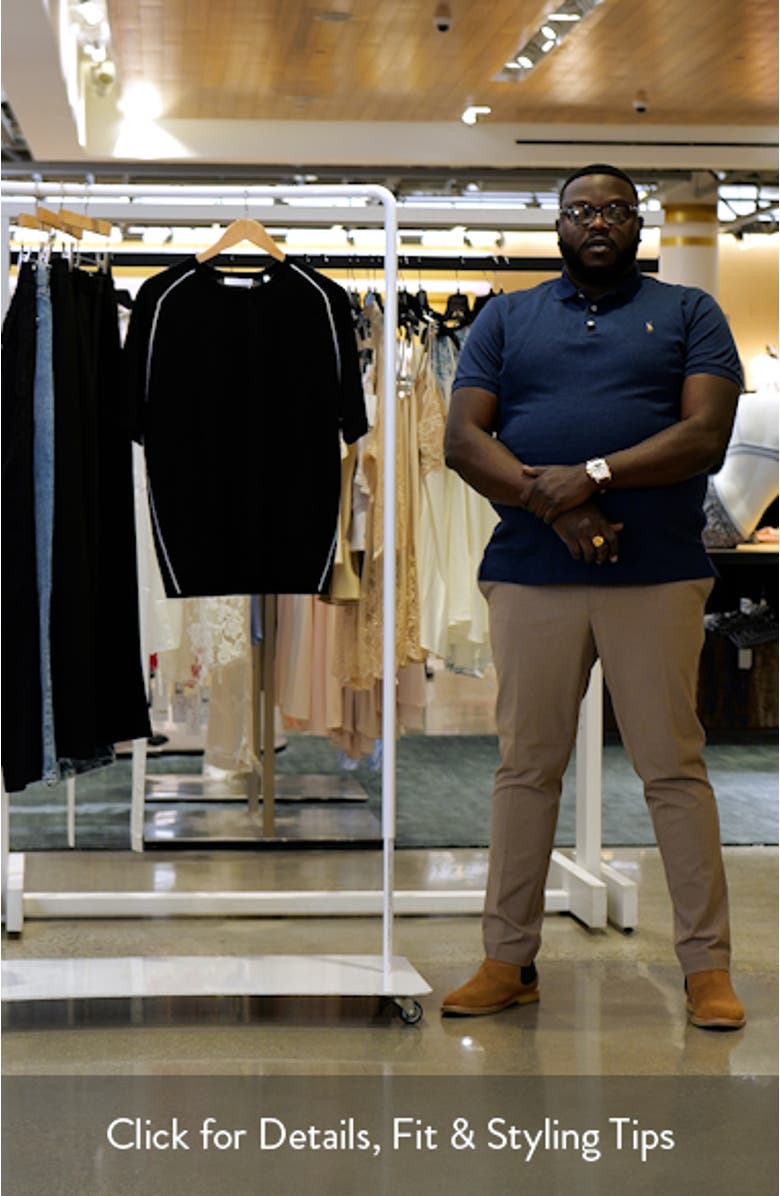 Contrast Piping Wool T-Shirt, sales video thumbnail