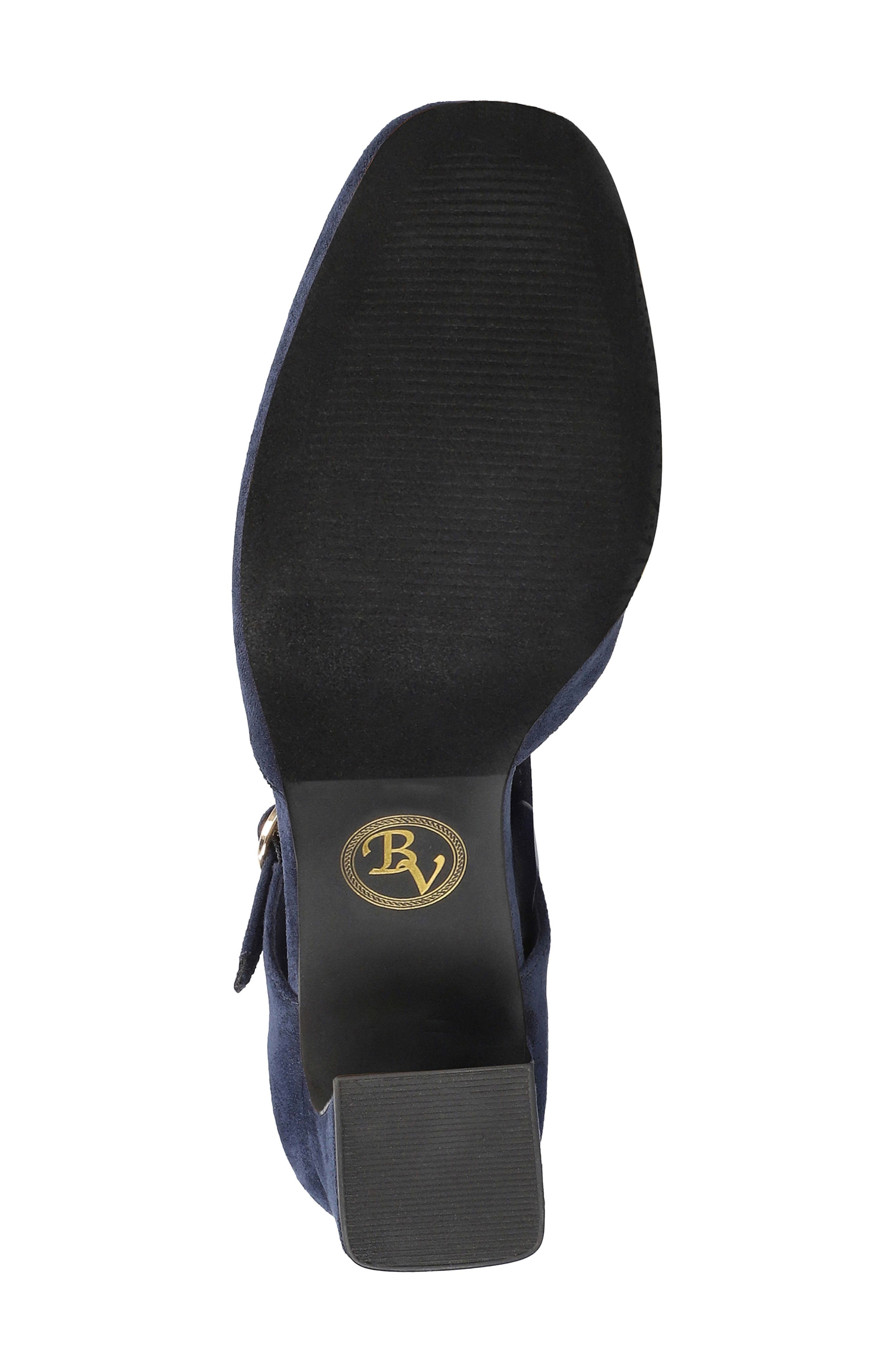Harpswell Ankle Strap Pump, Alternate, color, NAVY SUEDE