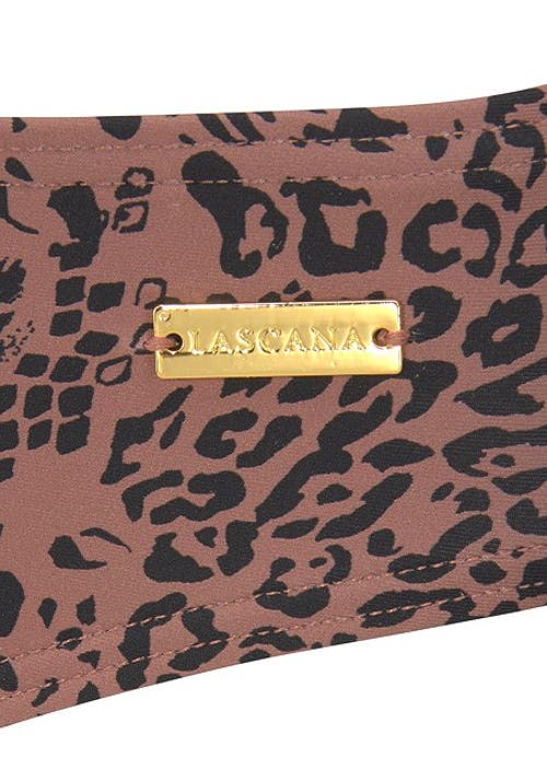 Lascana Leopard Print Bikini Bottom In Brown