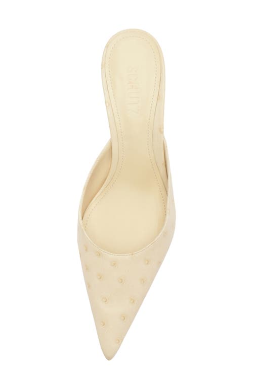 Schutz Julie Pointed Toe Mule In White