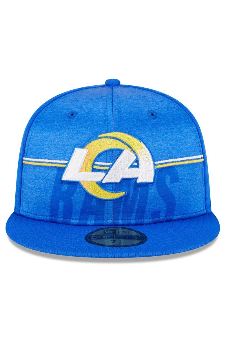 New Era Men's New Era Royal Los Angeles Rams 2023 NFL Training Camp 59FIFTY Fitted Hat, Alternate, color, Royal