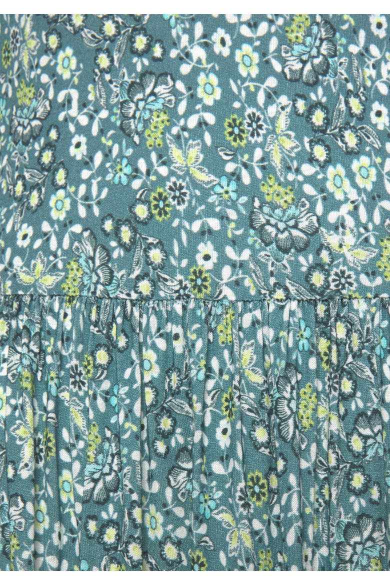 Printed Scoop Neck Dress, Alternate, color, Mint Printed
