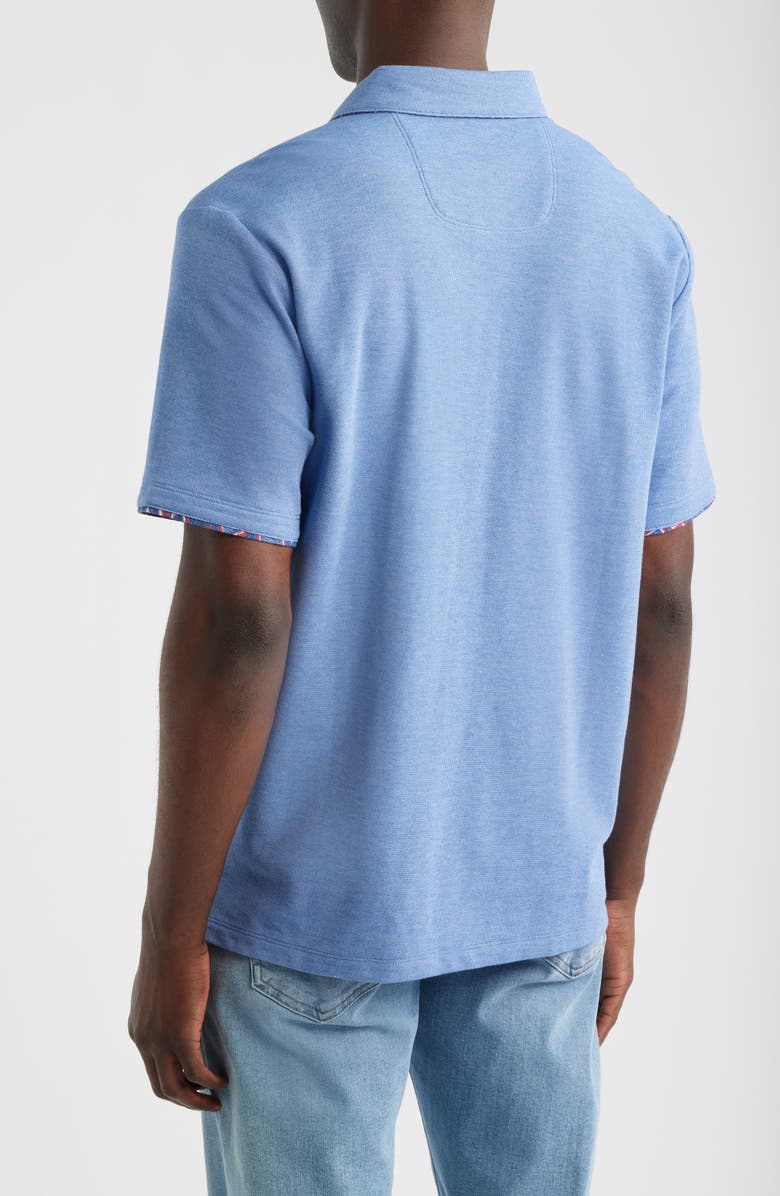 Tommy Bahama Geo Rio 5 O'Clock IslandZone<sup>®</sup> Polo, Alternate, color, Bright Cobalt Heather