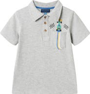 Andy & Evan Kids' Graphic Pocket Polo