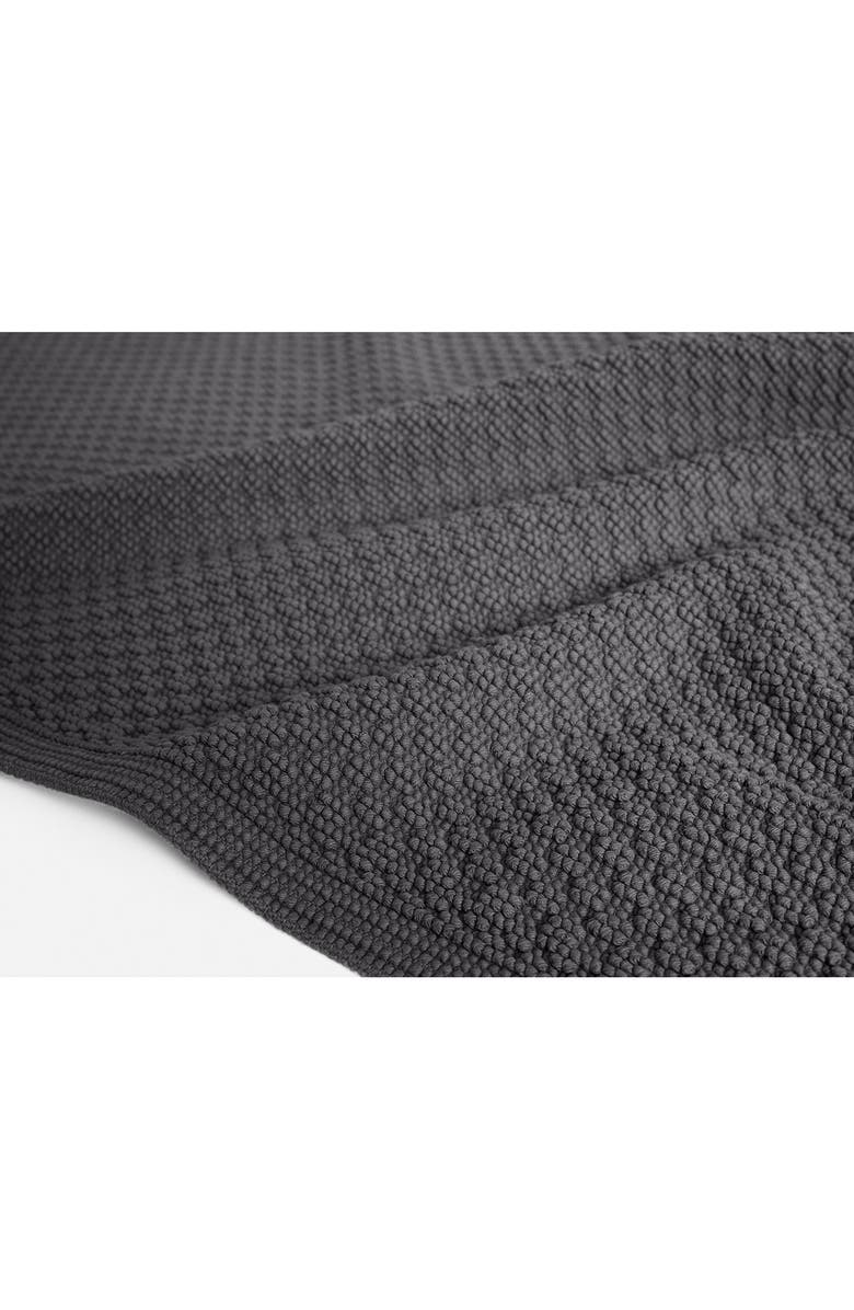 Coyuchi Moonstone Organic Cotton Bath Rug, Alternate, color, Slate