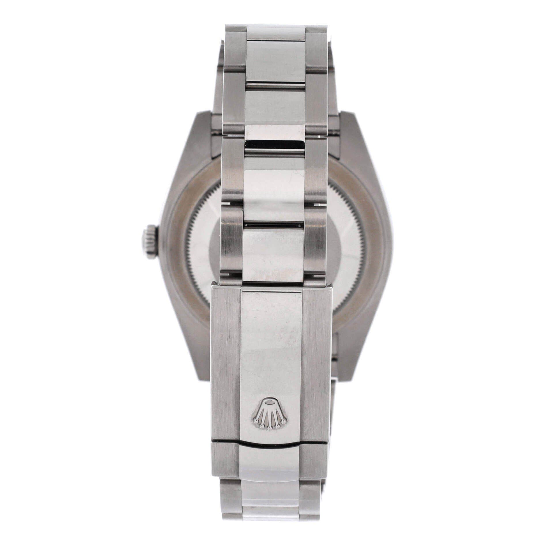 Oyster Perpetual Datejust Mint Green Automatic Watch Stainless Steel 41, Alternate, color, Metallic Silver