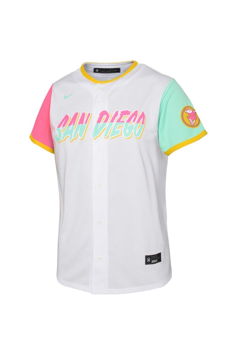 Toddler Nike Manny Machado White San Diego Padres City Connect Replica Player Jersey, Alternate, color, White