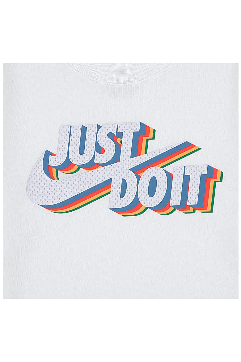 Kids' Just Do It Graphic T-Shirt, Alternate, color, WHITE