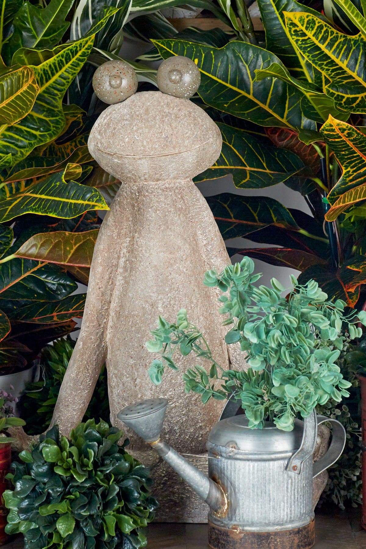 WILLOW ROW Eclectic Ceramic Meditating Frog Sculpture | Nordstromrack