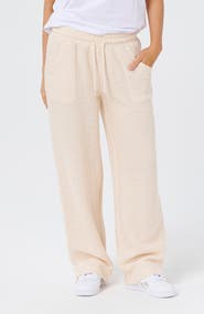Rip Curl Cala Nights Textured Wide Leg Pants