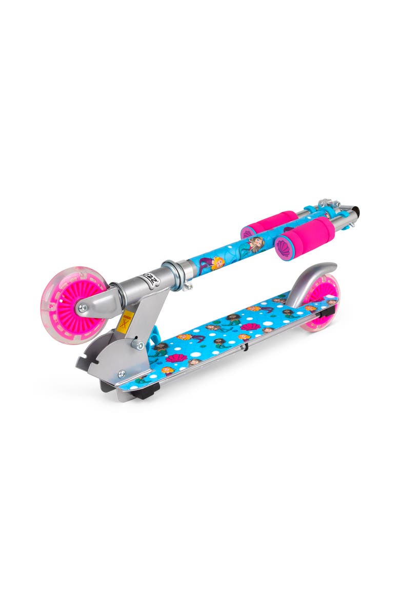 Flashing  Adjustable Scooter Mermaid, Lightup Wheels, Alternate, color, Multicolored